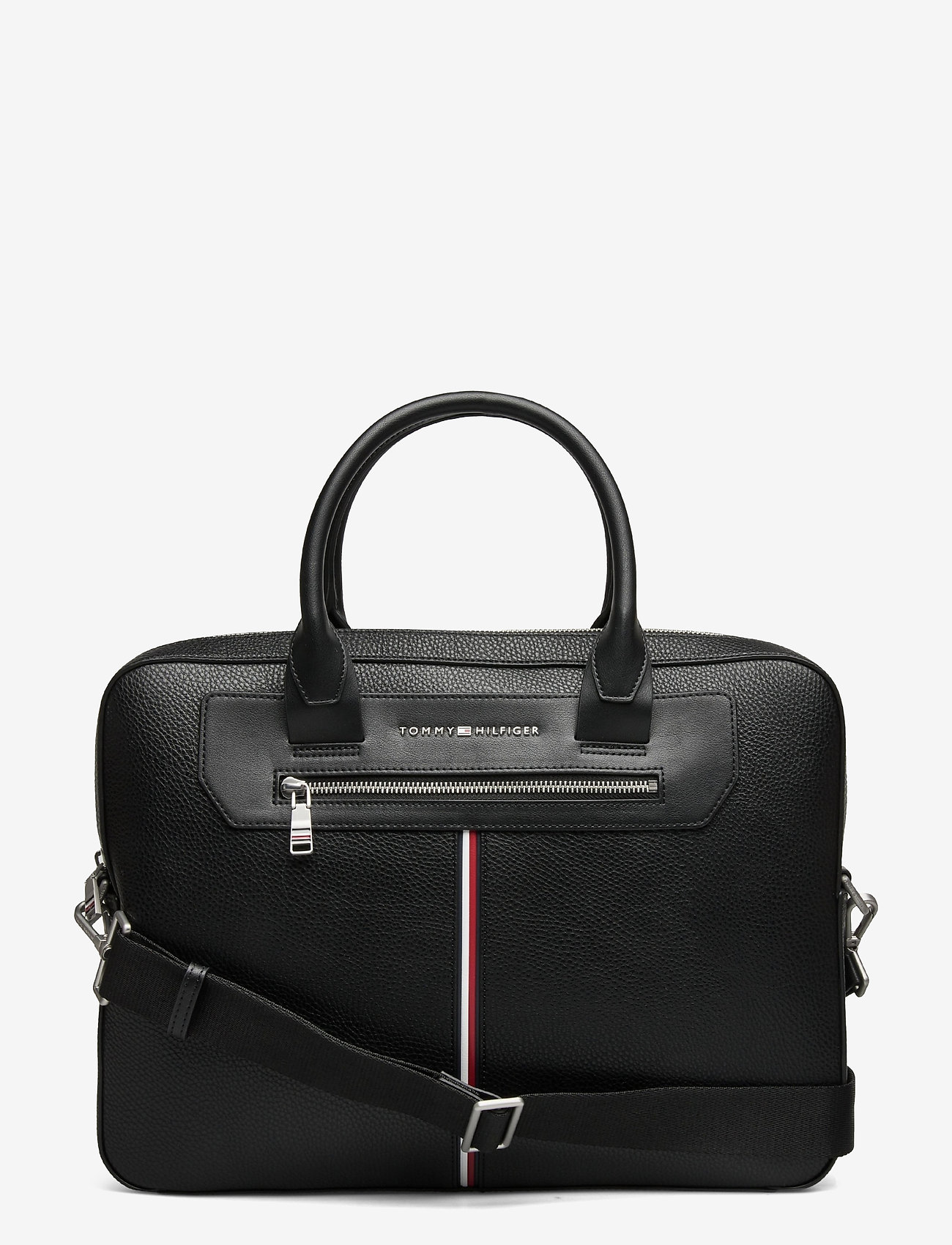Tommy Hilfiger - TH DOWNTOWN SUPER SLIM COMP BAG - black - 0