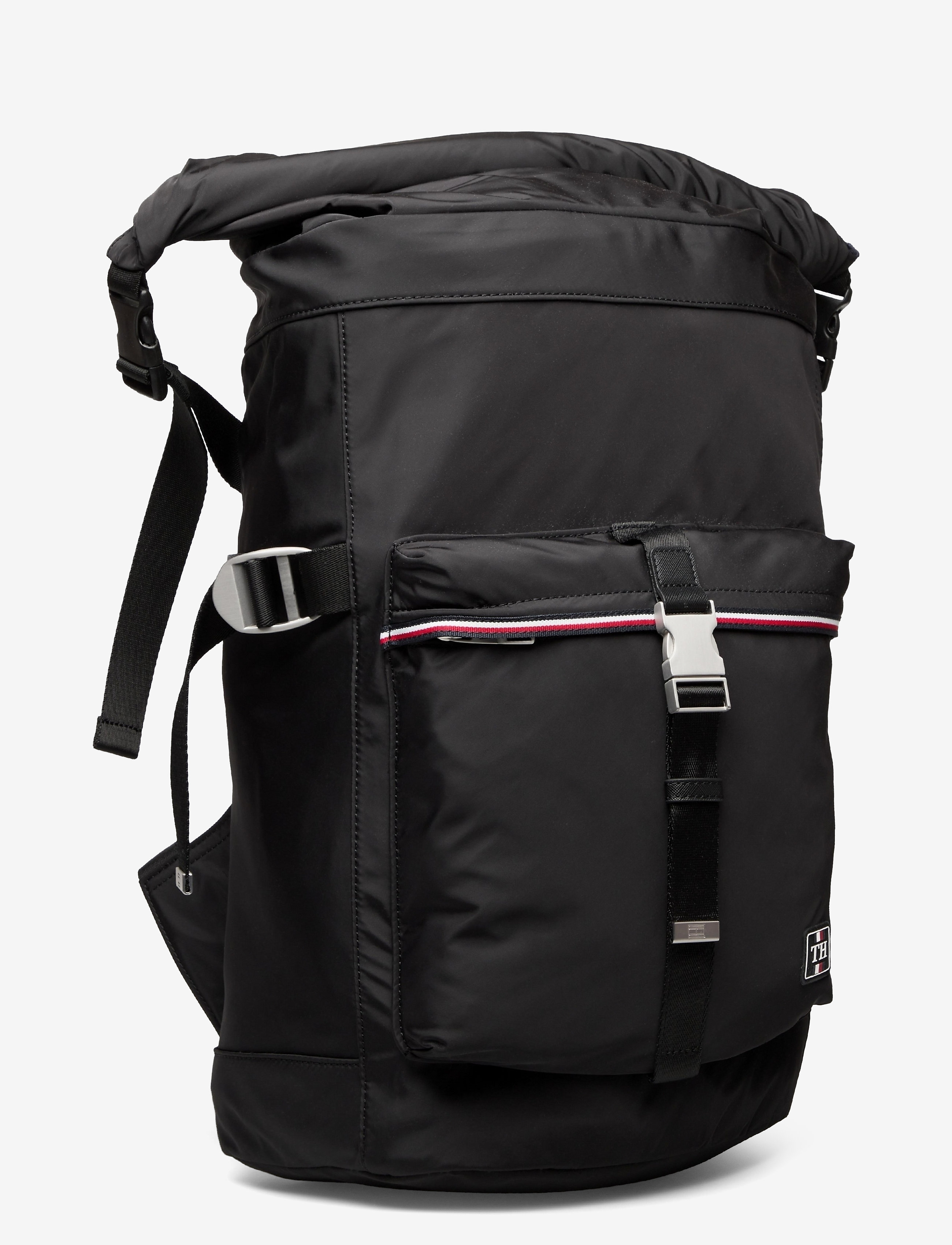 Tommy Hilfiger - URBAN NYLON ROLLTOP BACKPACK - black - 2