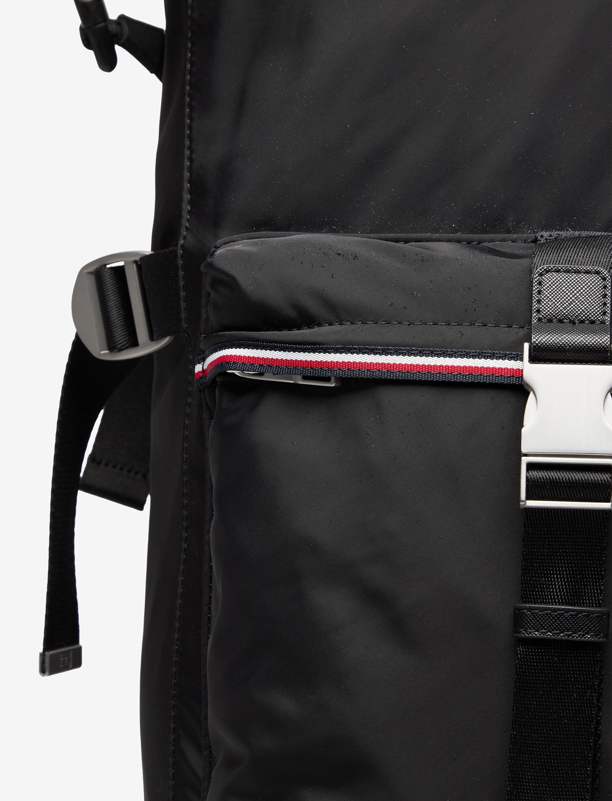 Tommy Hilfiger - URBAN NYLON ROLLTOP BACKPACK - black - 3