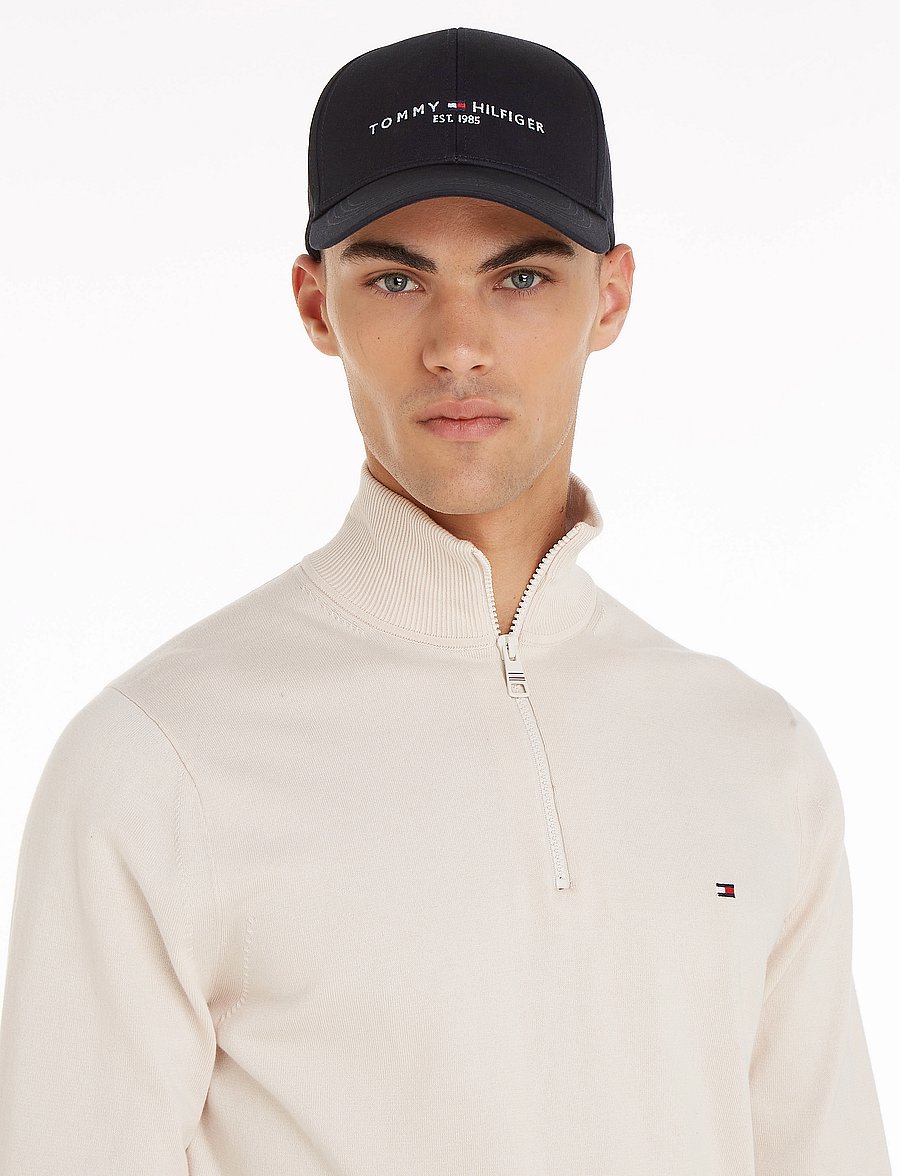 Tommy Hilfiger - TH ESTABLISHED CAP - caps - black - 0