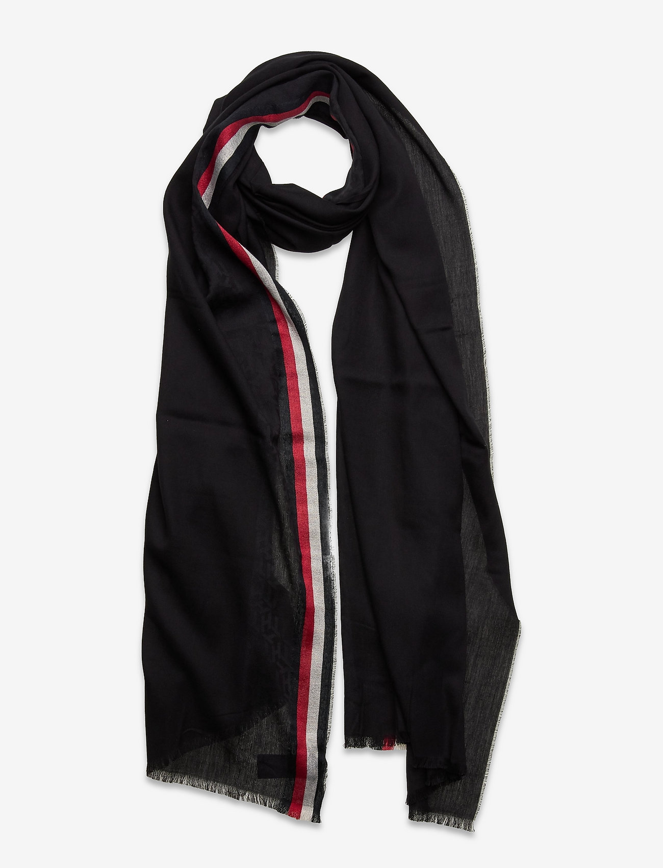 Tommy Hilfiger - SELVEDGE SCARF - black - 0