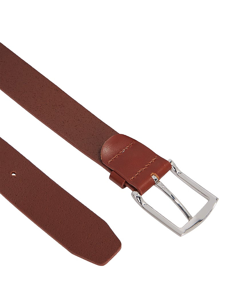Tommy Hilfiger - NEW DENTON 3.5 BELT - classic belts - dark tan - 3