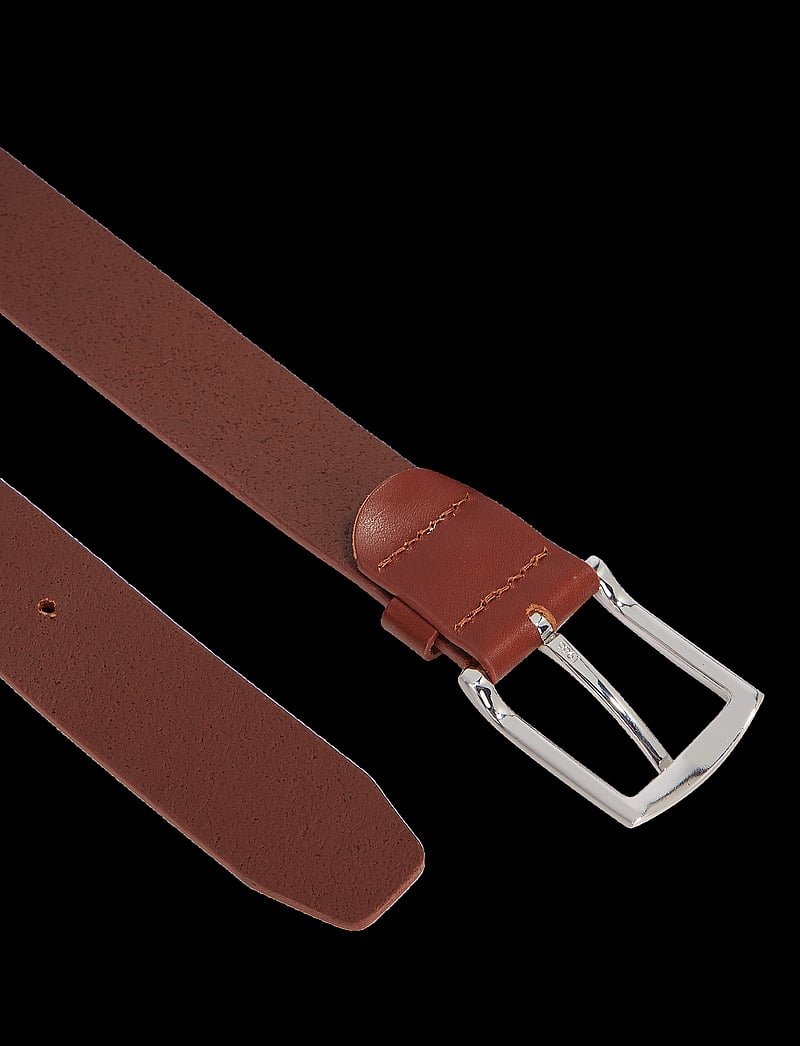 Tommy Hilfiger - NEW DENTON 3.5 BELT - classic belts - dark tan - 4
