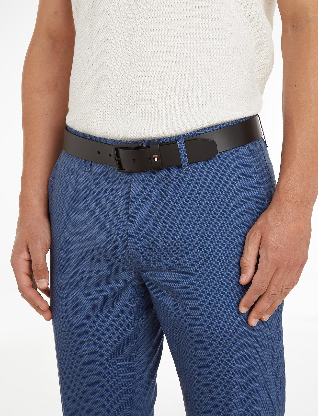 Tommy Hilfiger - DENTON MATTE 3.5 - klassiske bælter - black - 5