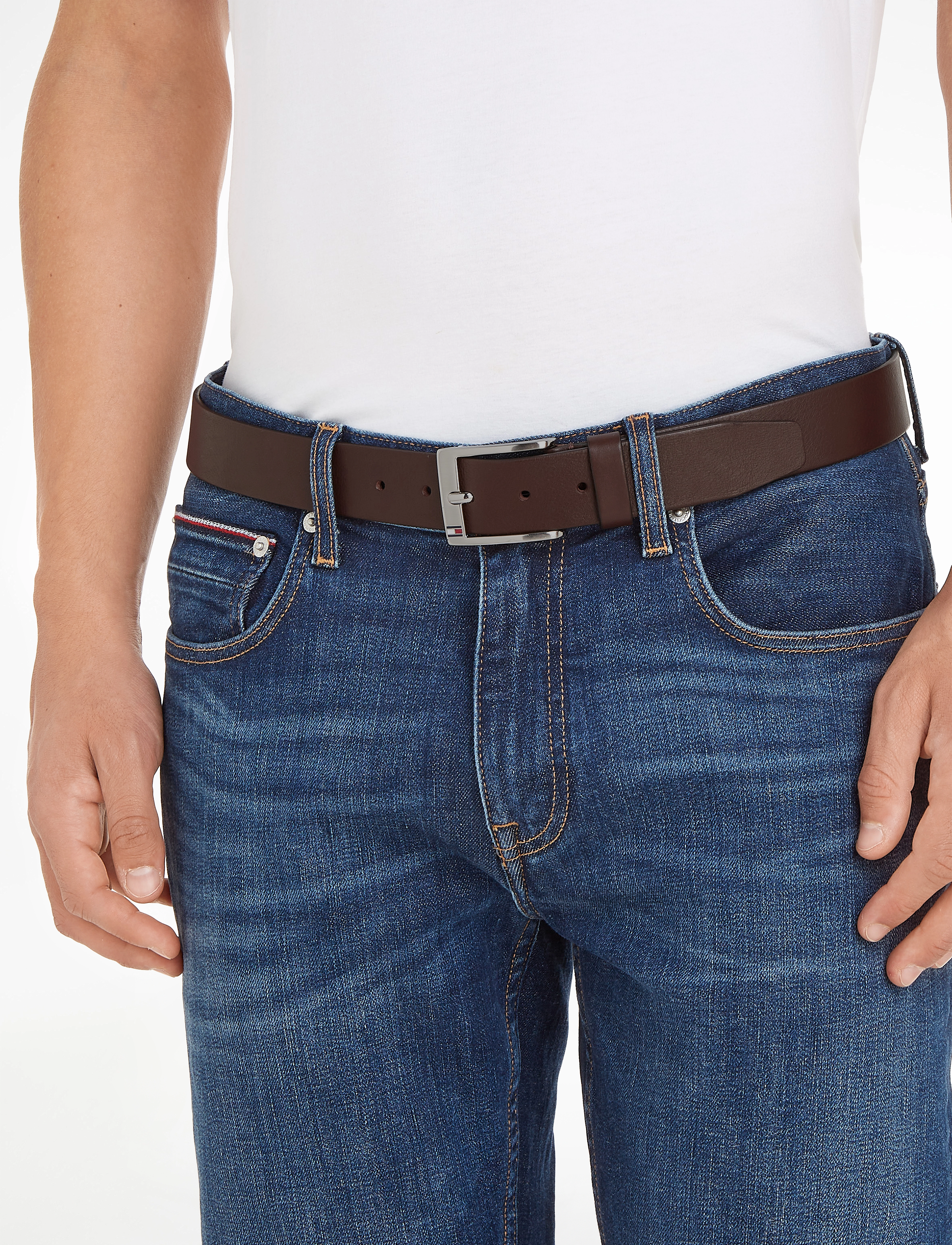 Tommy Hilfiger NEW ALY BELT - Bälten - TESTA DI MORO / brown