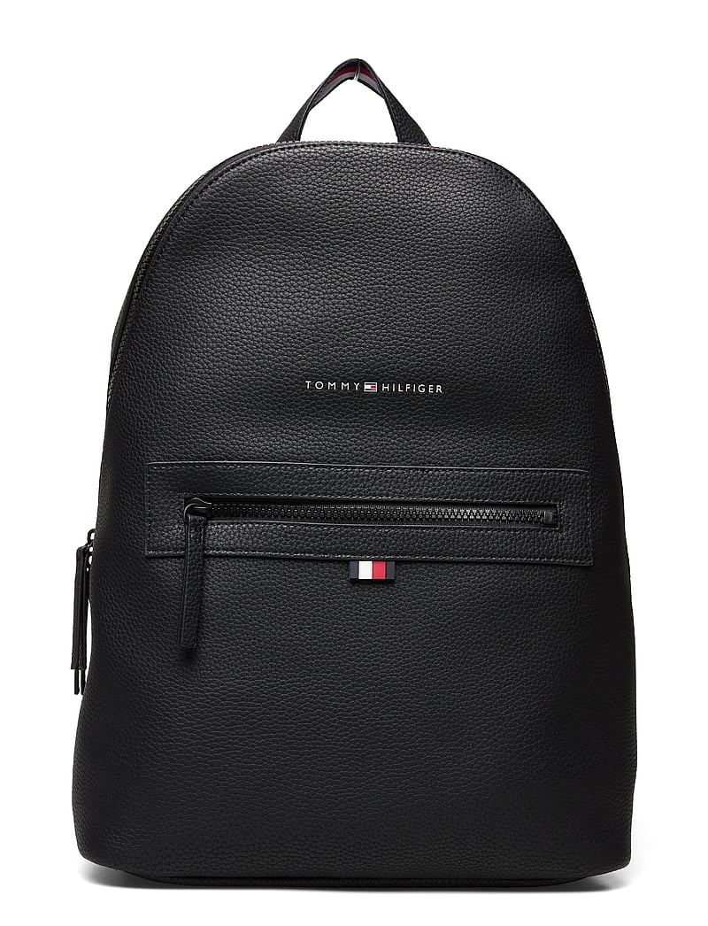 Tommy Hilfiger - ESSENTIAL PU BACKPACK - business-rucksäcke - black - 1