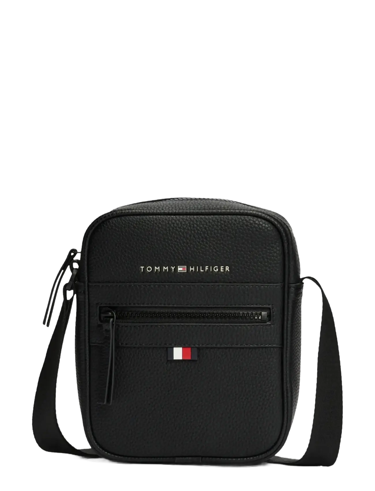 Tommy Hilfiger ESSENTIAL PU MINI REPORTER - Tasker - BLACK / black