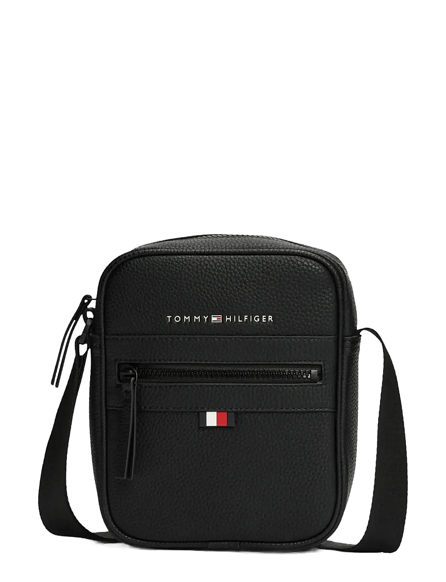 Tommy Hilfiger - ESSENTIAL PU MINI REPORTER - kupuj według okazji - black - 1