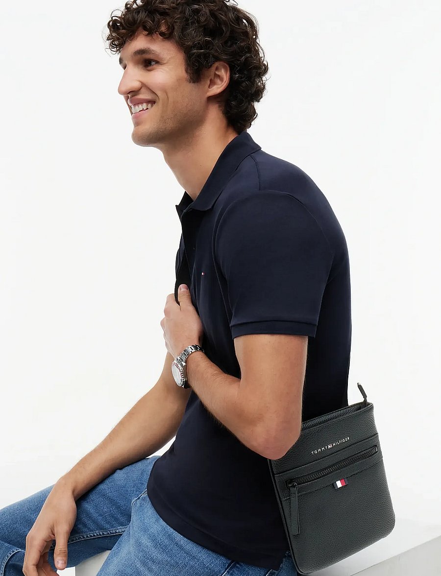 Tommy Hilfiger - ESSENTIAL PU MINI CROSSOVER - black - 0