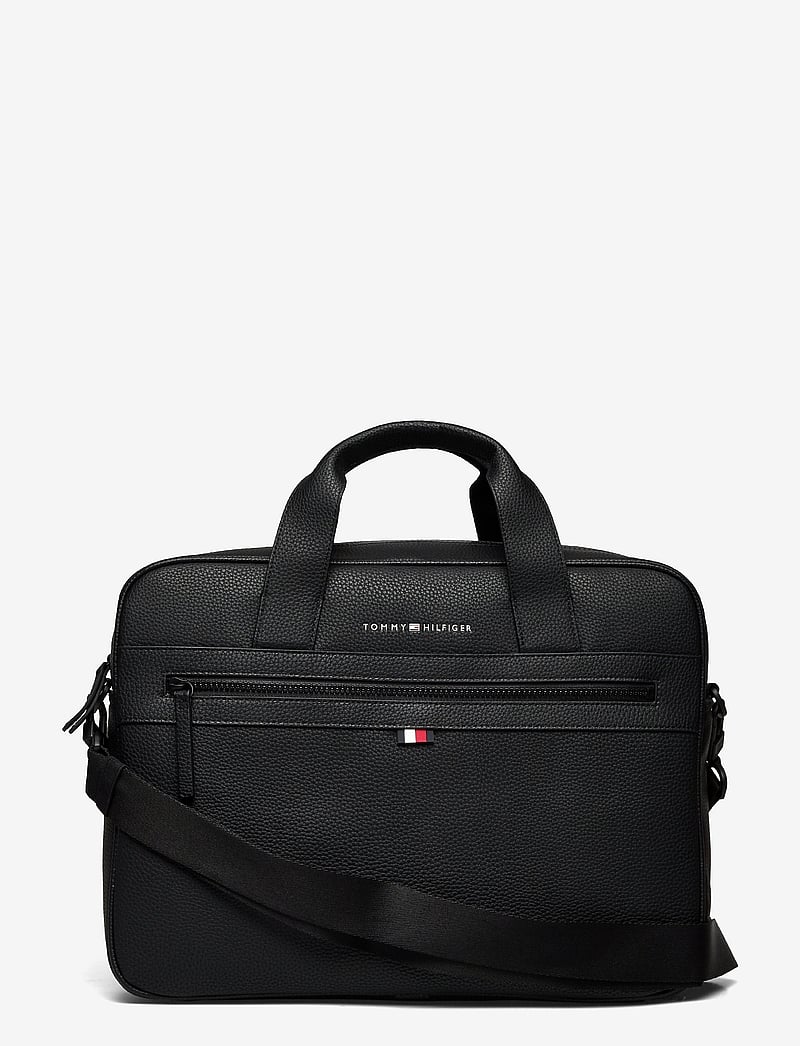 Tommy Hilfiger - ESSENTIAL PU COMPUTER BAG - nach anlass kaufen - black - 0