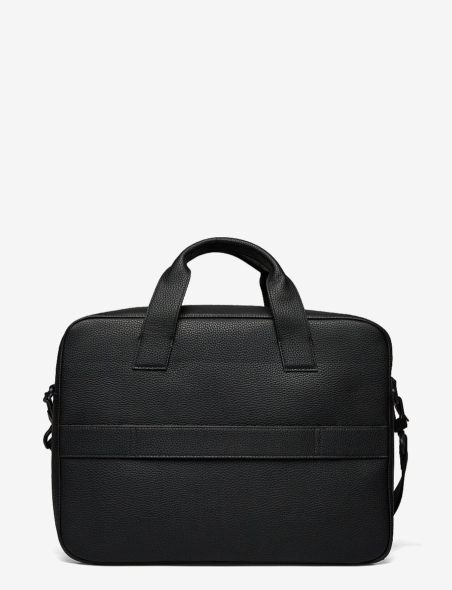 Tommy Hilfiger - ESSENTIAL PU COMPUTER BAG - prekės kiekvienai progai - black - 1