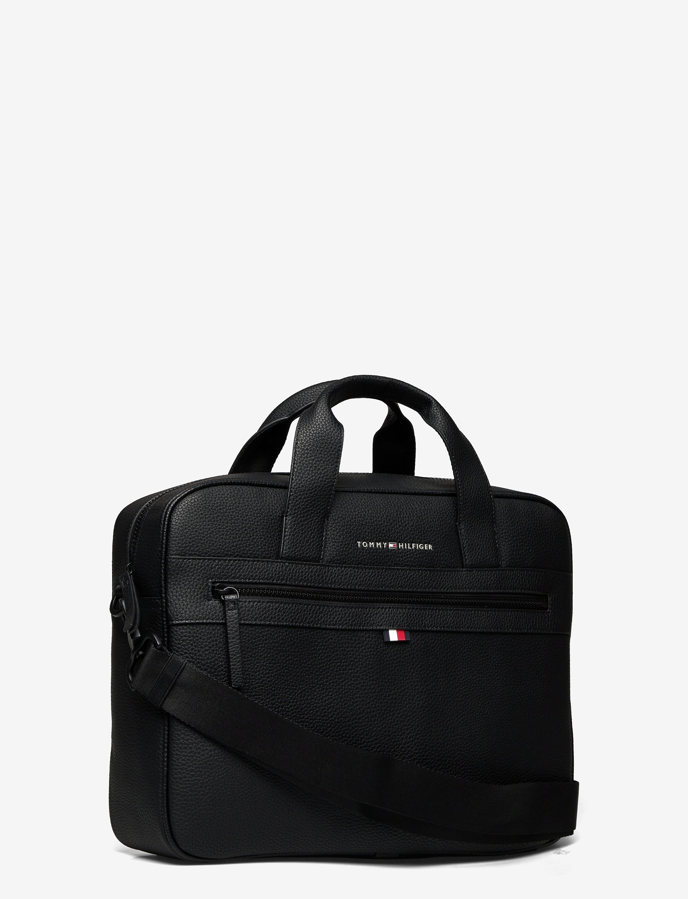 Tommy Hilfiger - ESSENTIAL PU COMPUTER BAG - prekės kiekvienai progai - black - 2
