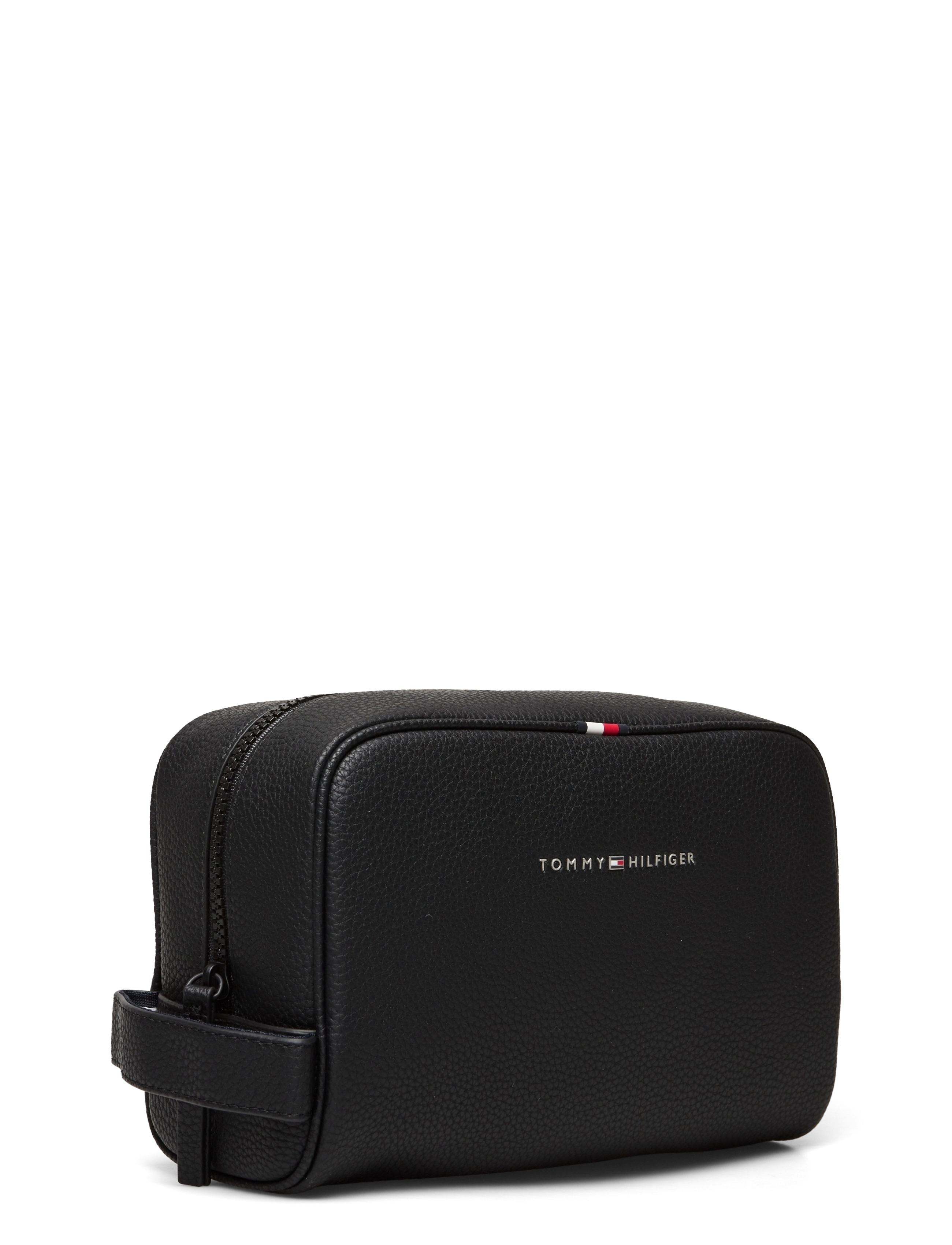 Tommy Hilfiger - ESSENTIAL PU WASHBAG - fødselsdagsgaver - black - 2