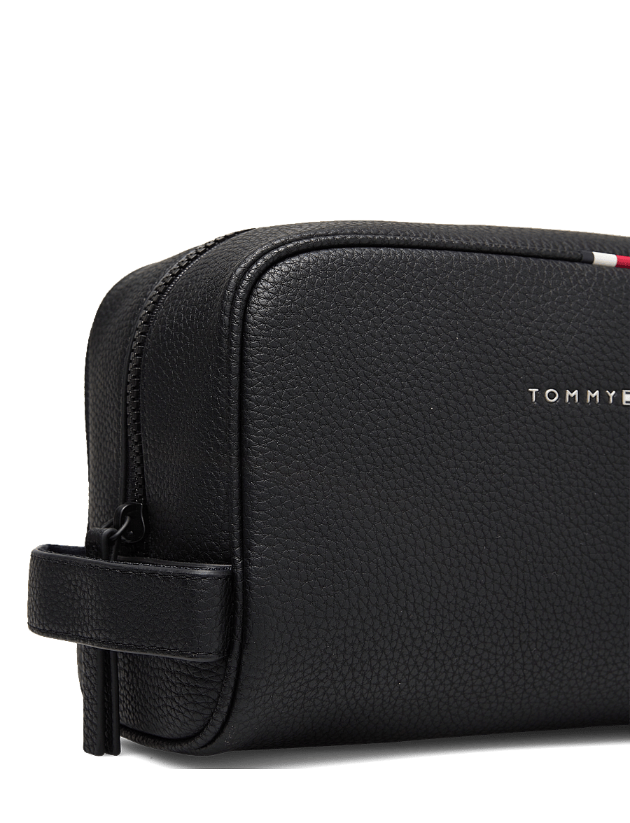 Tommy Hilfiger - ESSENTIAL PU WASHBAG - igapäevane stiil - black - 3
