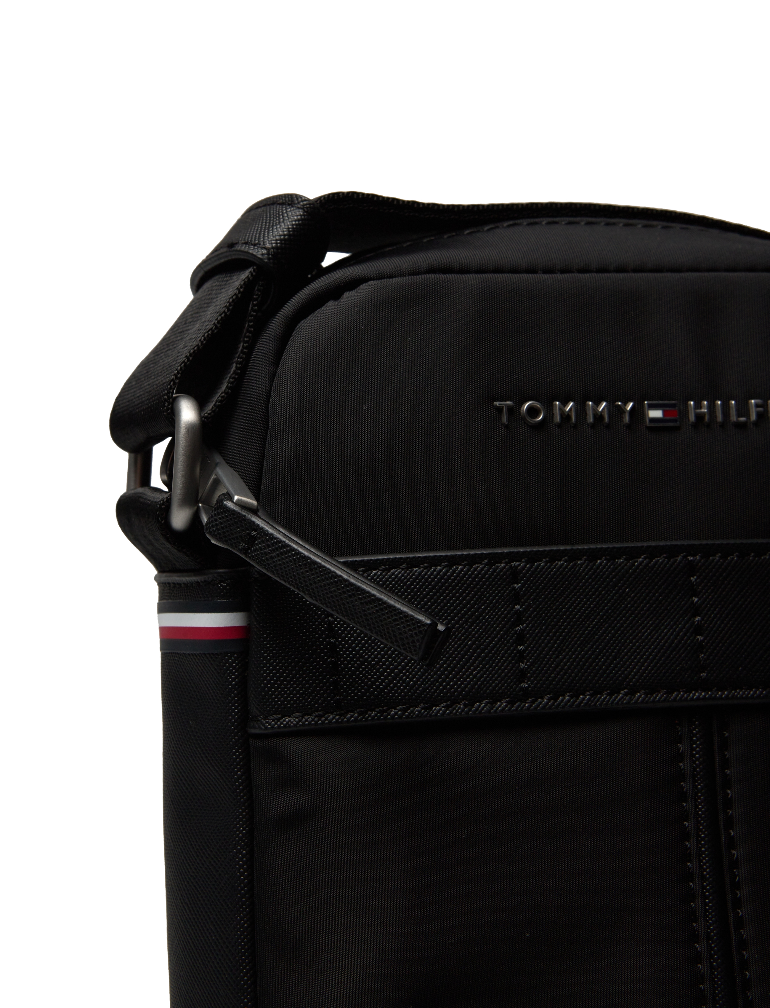 Tommy Hilfiger - TH ELEVATED NYLON MINI REPORTER - black - 3
