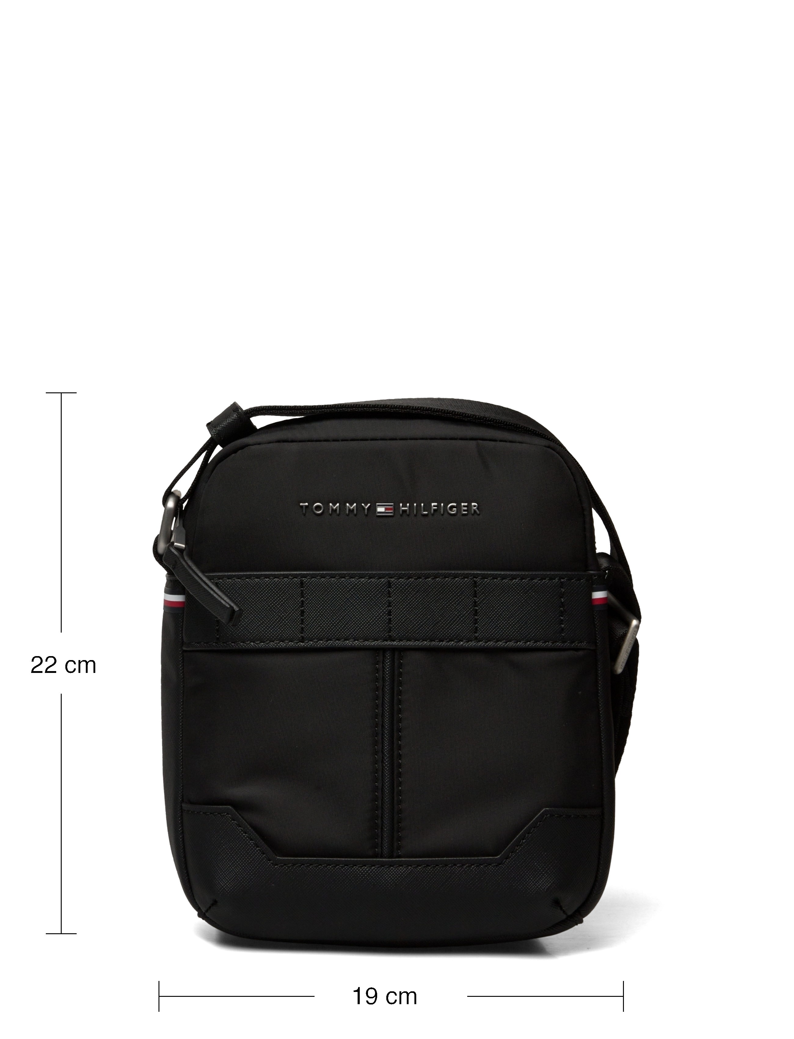 Tommy Hilfiger - TH ELEVATED NYLON MINI REPORTER - black - 5