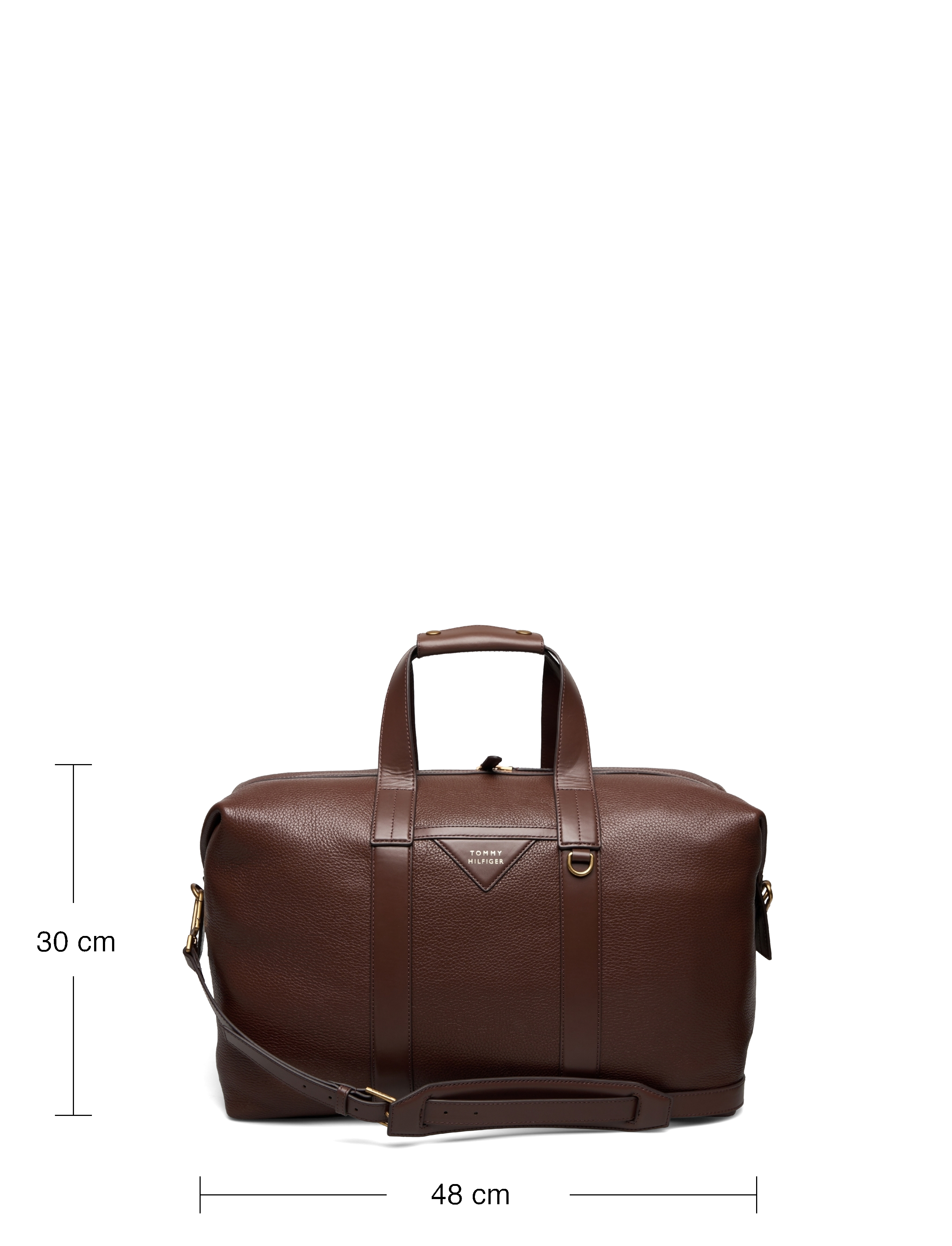 Tommy Hilfiger - TH PREMIUM LEATHER DUFFLE - dark chestnut - 4