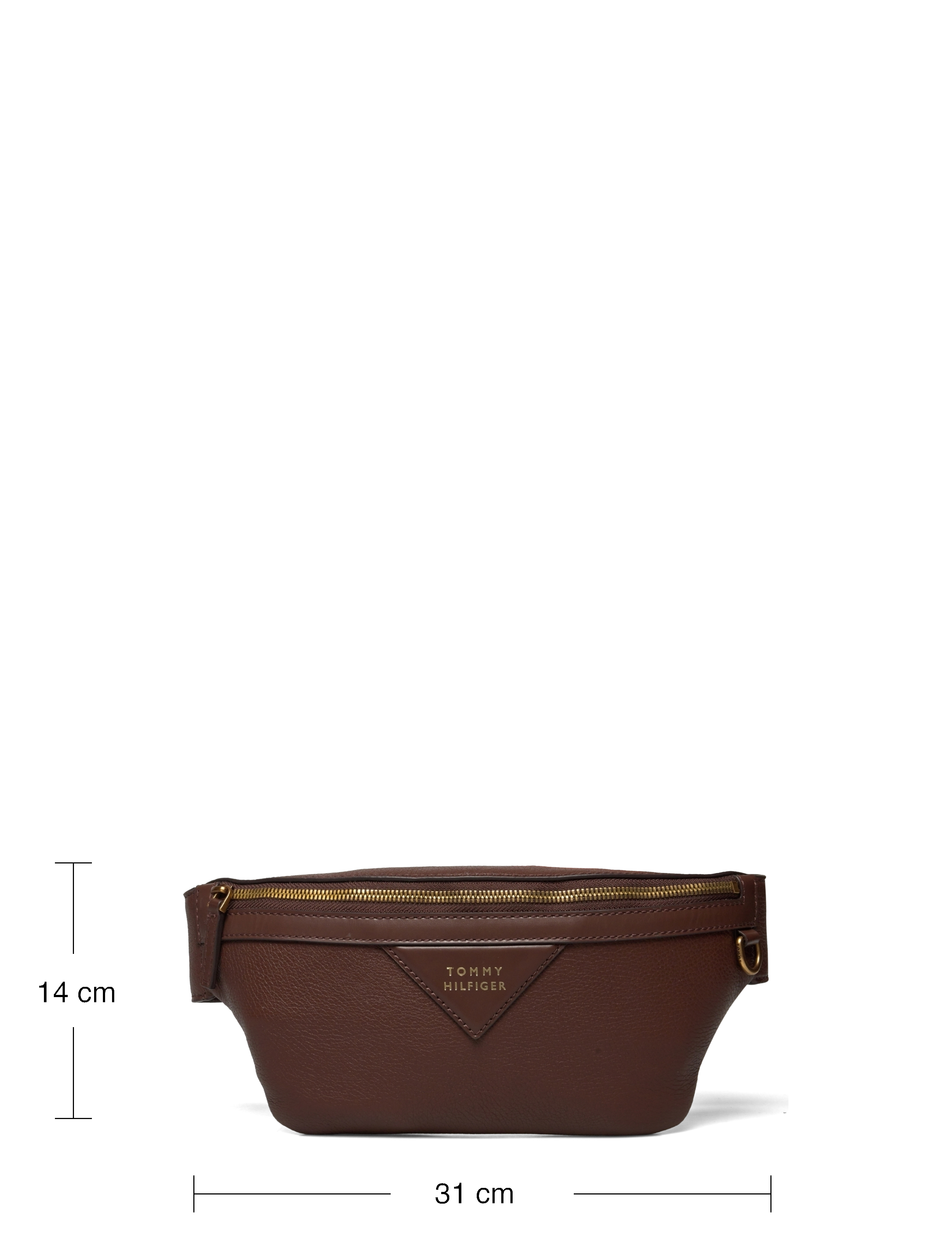 Tommy Hilfiger - TH PREMIUM LEATHER CROSSBODY - dark chestnut - 3