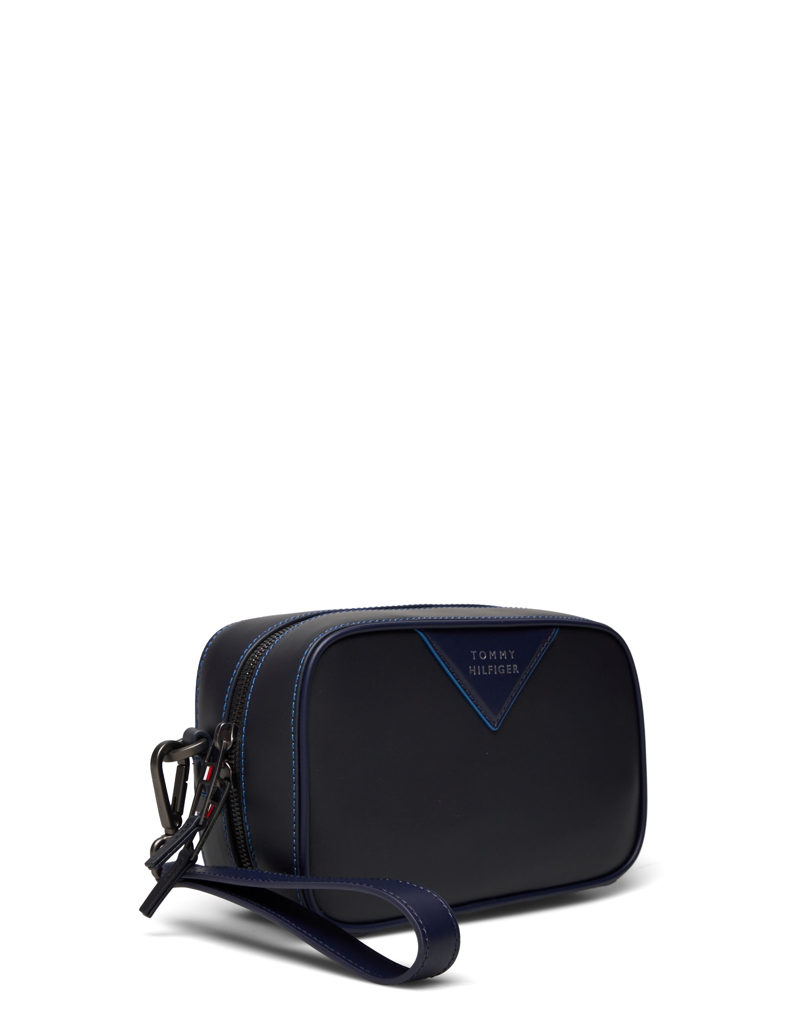 Tommy Hilfiger - TH MODERN LEATHER WASHBAG - space blue cb - 2