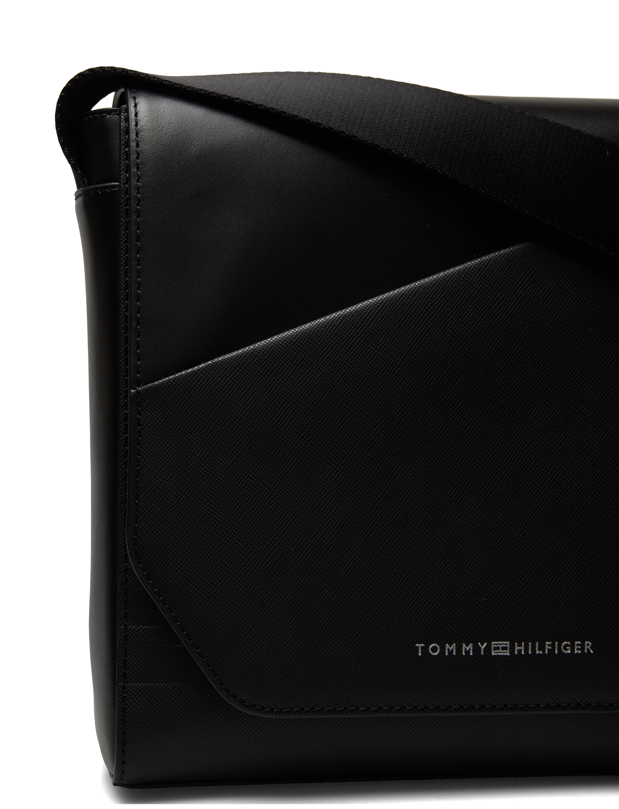 Tommy Hilfiger - TH BUSINESS LEATHER MESSENGER - black - 3