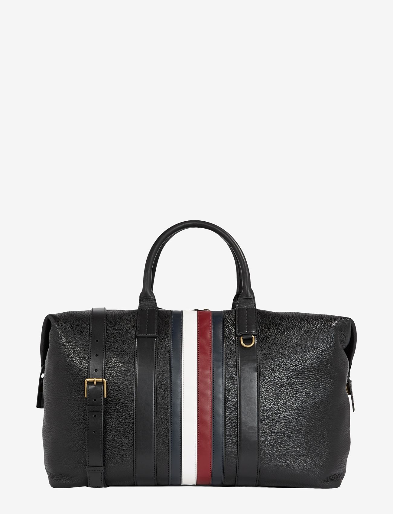 Tommy Hilfiger - TH PREMIUM LEATHER DUFFLE - black - 0