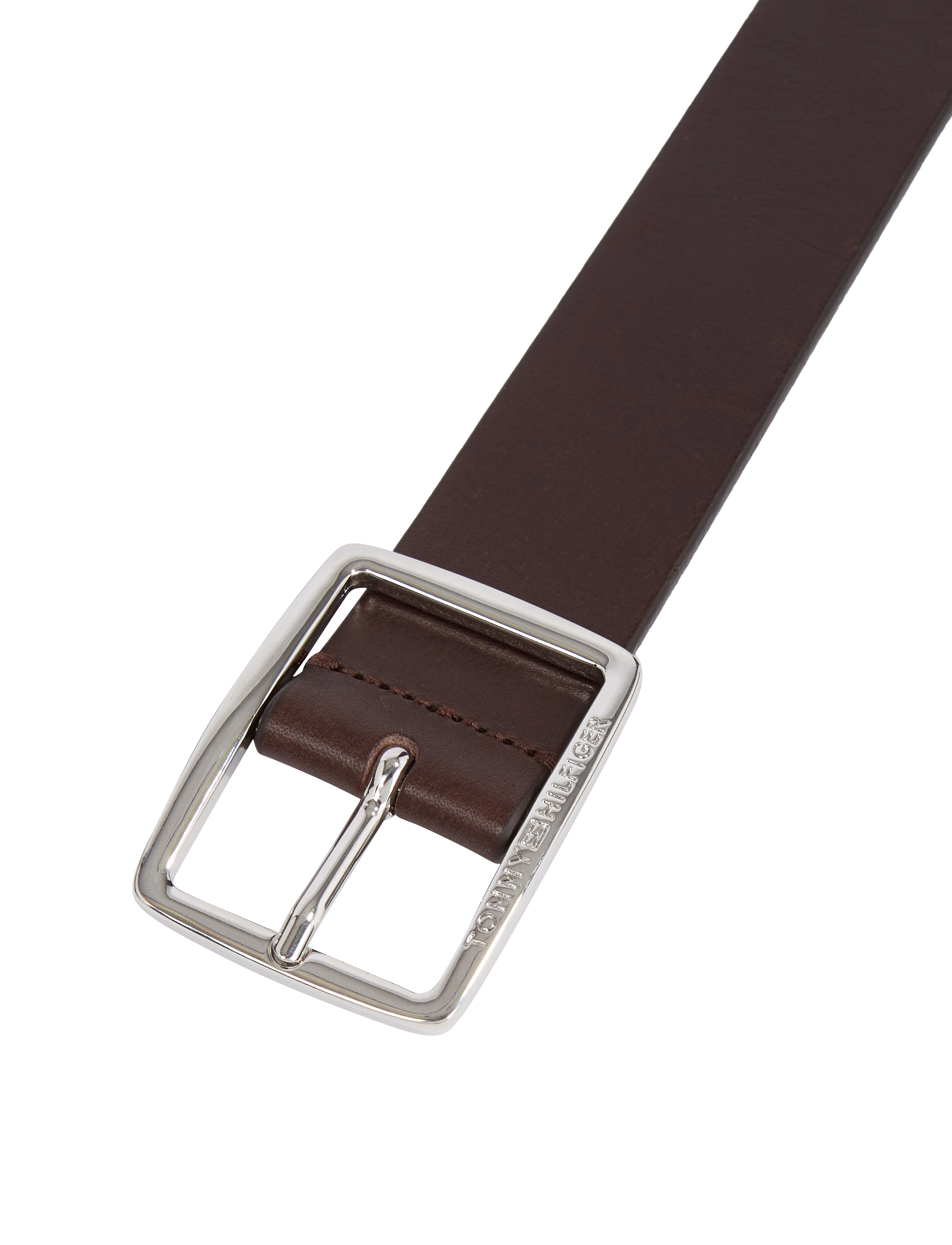 Tommy Hilfiger - NEW BUCKLE JEANS BELT 3.5 - testa di moro - 4
