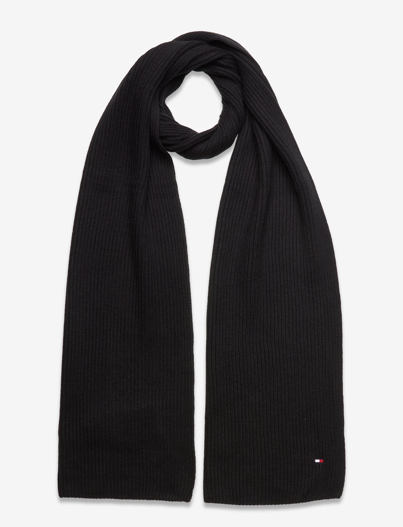 Tommy Hilfiger - ESSENTIAL FLAG SCARF - black - 0