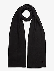 Tommy Hilfiger - ESSENTIAL FLAG SCARF - winter scarves - black - 0