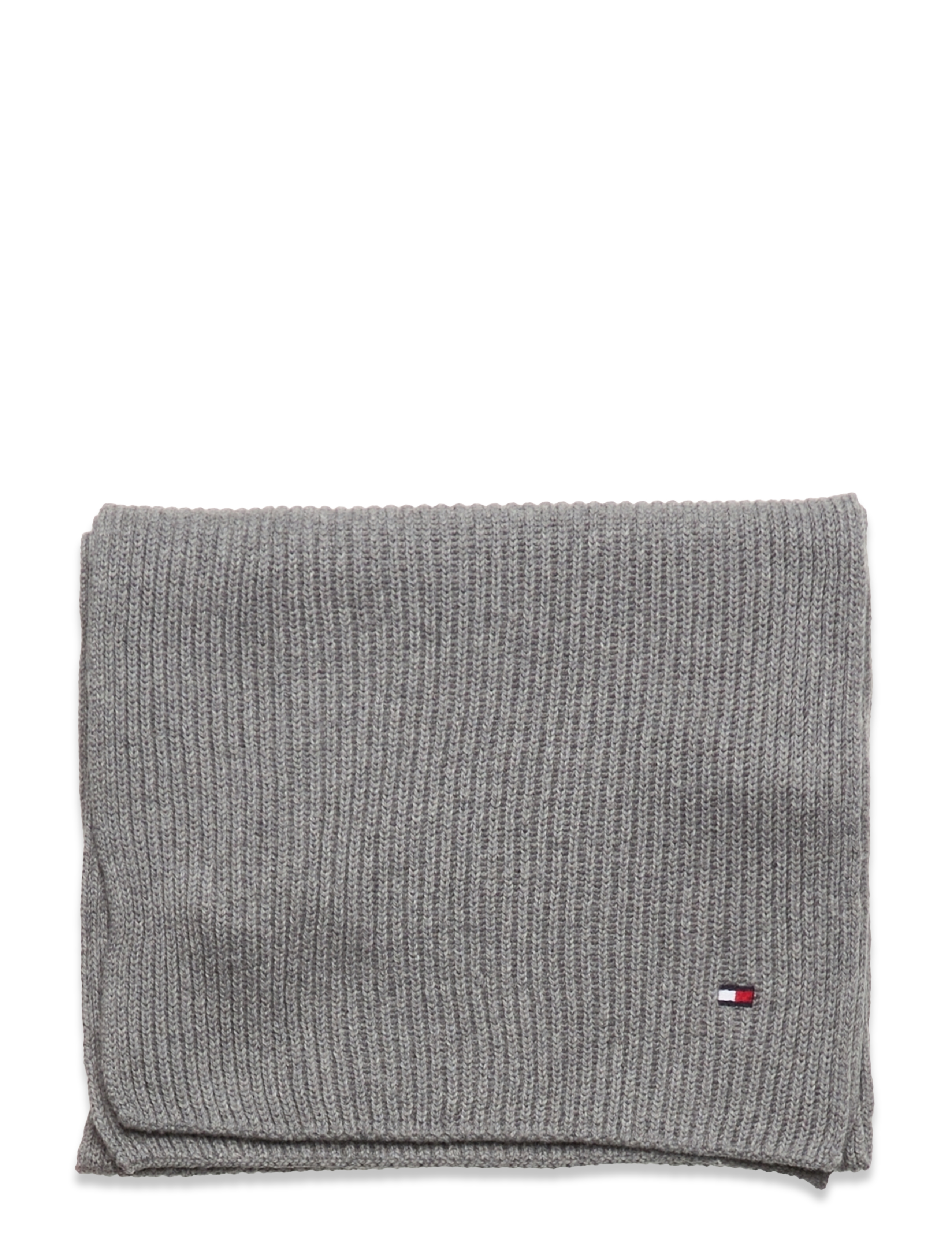 Tommy Hilfiger - ESSENTIAL FLAG SCARF - mid grey heather - 1