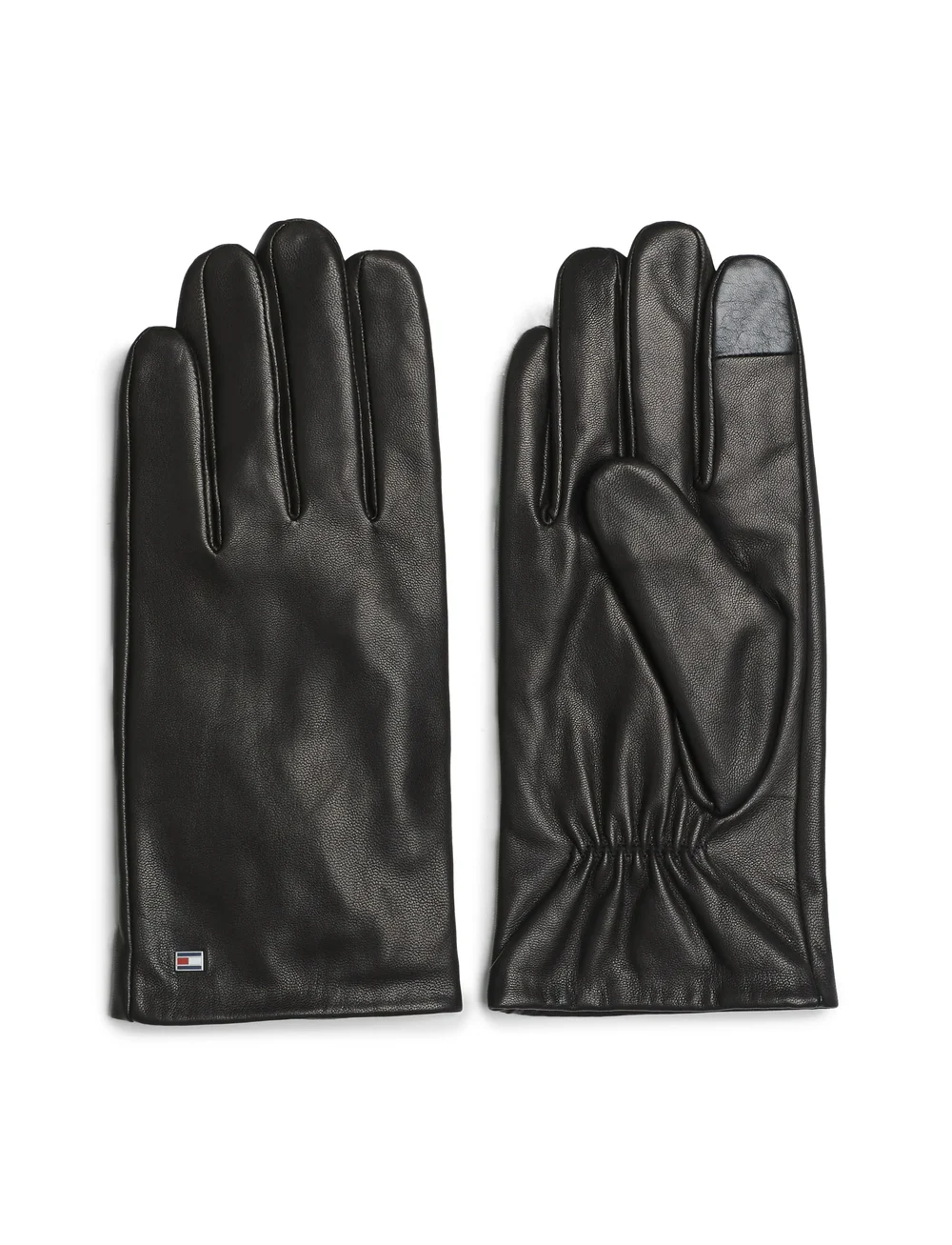 Tommy Hilfiger - ESSENTIAL FLAG LEATHER GLOVES - osta olukorra järgi - black - 0