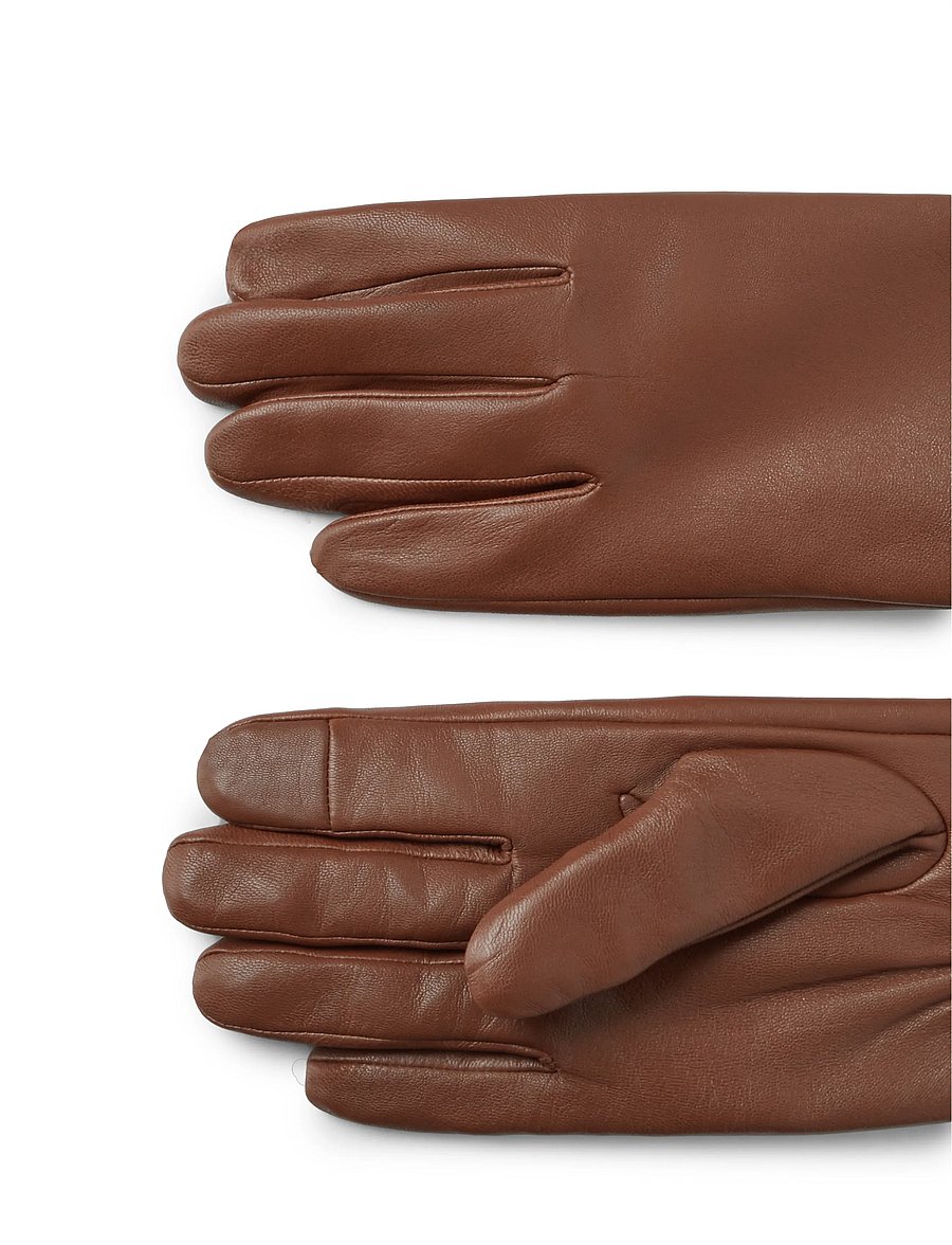 Tommy Hilfiger - ESSENTIAL FLAG LEATHER GLOVES - nach anlass kaufen - winter cognac - 1