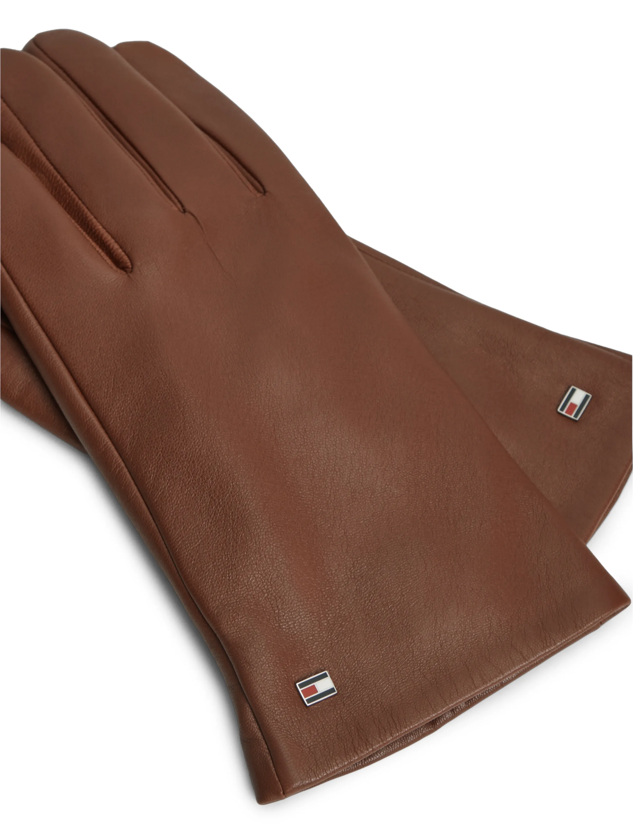 Tommy Hilfiger - ESSENTIAL FLAG LEATHER GLOVES - nach anlass kaufen - winter cognac - 2
