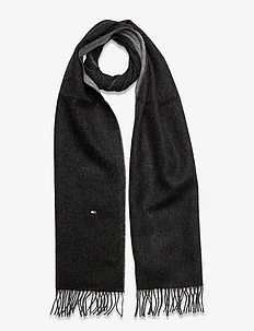 TH CASHMERE PLAQUE SCARF, Tommy Hilfiger