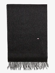 Tommy Hilfiger - TH CASHMERE PLAQUE SCARF - winter scarves - black - 1