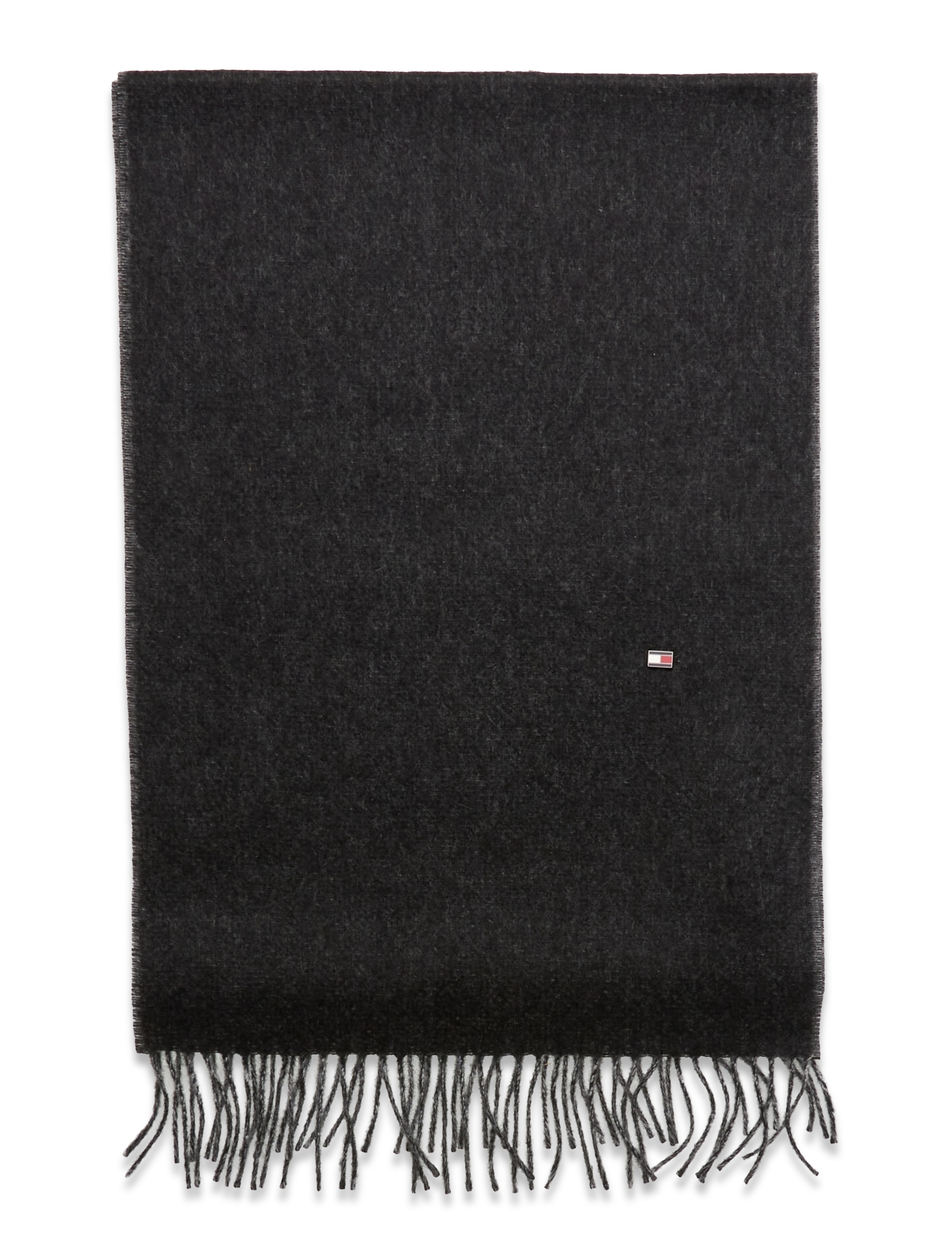 Tommy Hilfiger - TH CASHMERE PLAQUE SCARF - black - 1