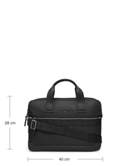 Tommy Hilfiger - TH ELEVATED NYLON COMPUTER BAG - laptop bags - black - 5