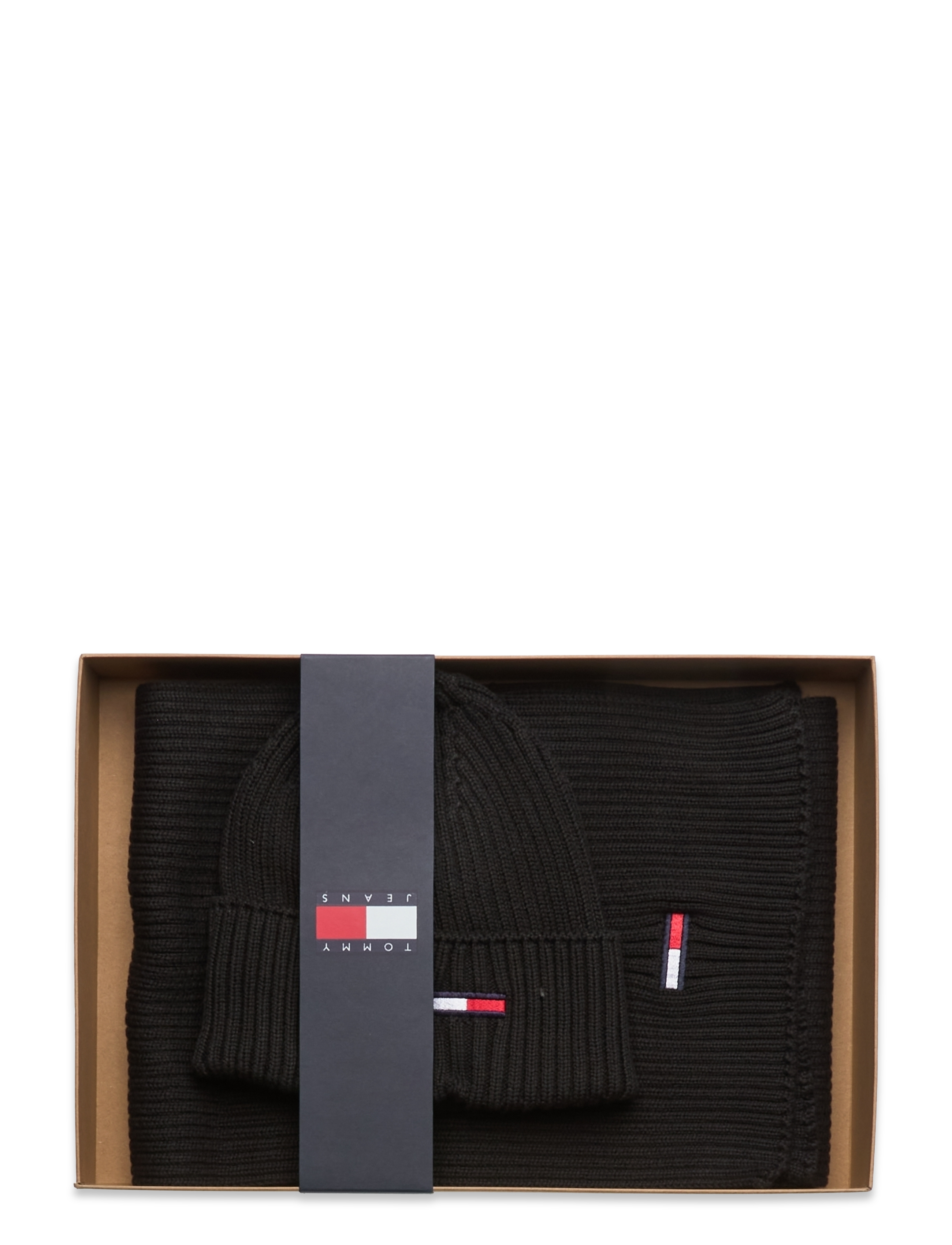 Tommy Hilfiger - TJM FLAG BEANIE & SCARF - black - 3