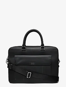 TH SPW LEATHER COMPUTER BAG, Tommy Hilfiger