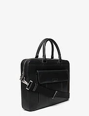 Tommy Hilfiger - TH SPW LEATHER COMPUTER BAG - laptop bags - black - 2