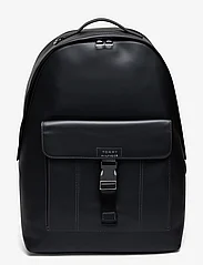 Tommy Hilfiger - TH SPW LEATHER BACKPACK - plecaki - black - 0