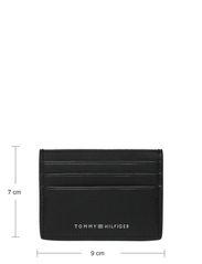 Tommy Hilfiger - TH SPW LEATHER CC HOLDER - card holders - black - 3