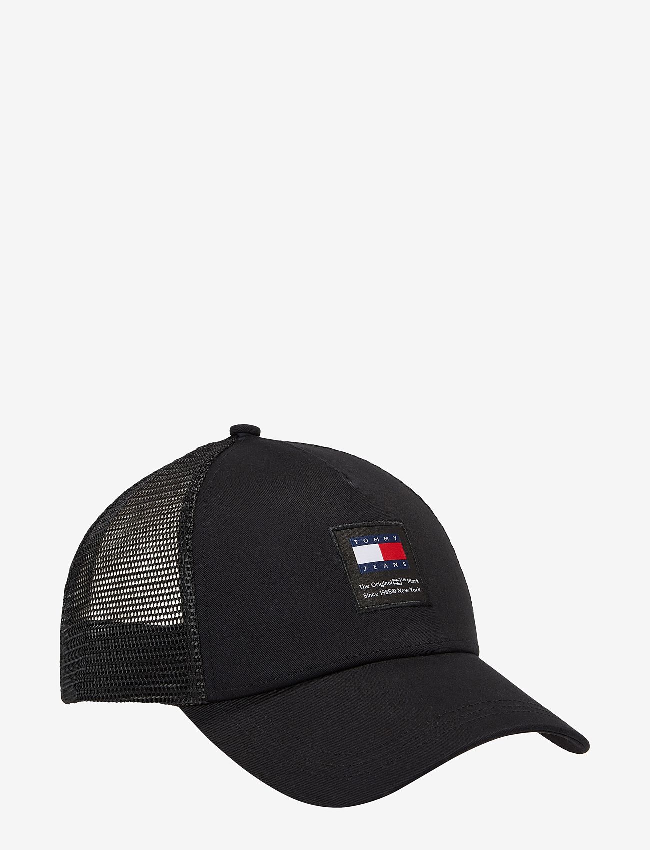 Tommy Hilfiger - TJM MODERN PATCH TRUCKER CAP - skrybėlės ir kepurės su snapeliu - black - 0