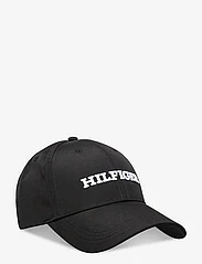 Tommy Hilfiger - TH MONOTYPE CANVAS 6 PANEL CAP - caps - black - 0