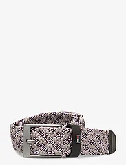 Tommy Hilfiger - ADAN 3.5 ELASTIC - braided belts - smooth taupe / white - 0