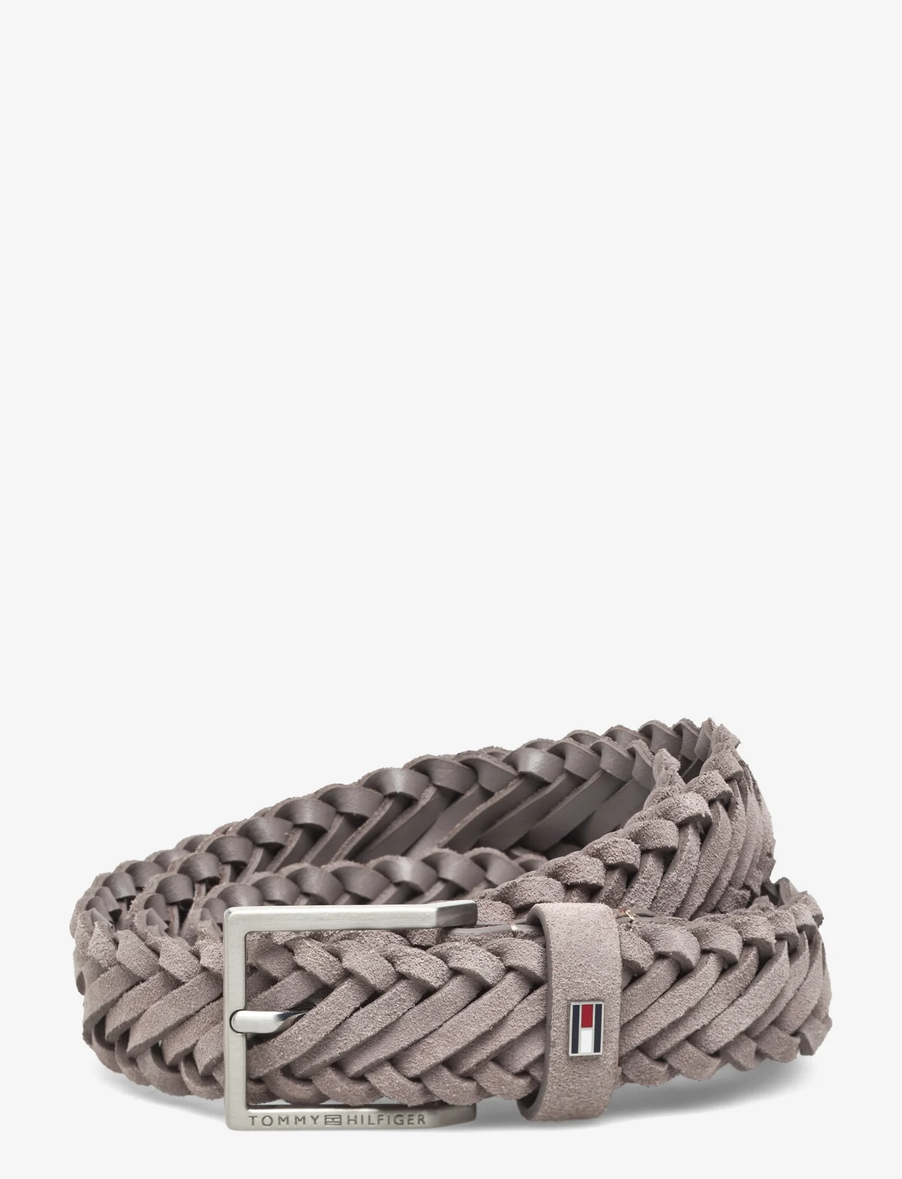 Tommy Hilfiger - OLIVER 3.0 SUEDE BRAID DC - braided belts - smooth taupe - 0