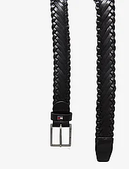 Tommy Hilfiger - OLIVER 3.0 LEATHER BRAID DC - braided belts - black - 1