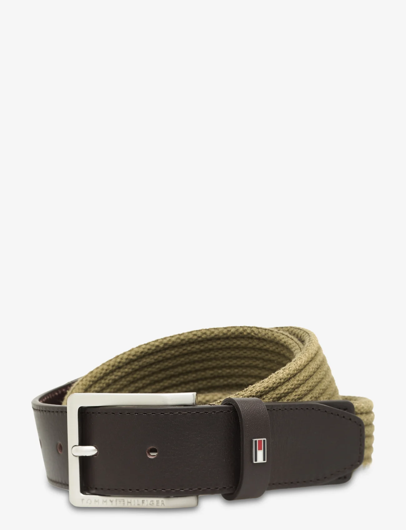 Tommy Hilfiger - OLIVER 3.5 SEASONAL WEBBING - braided belts - faded olive - 0