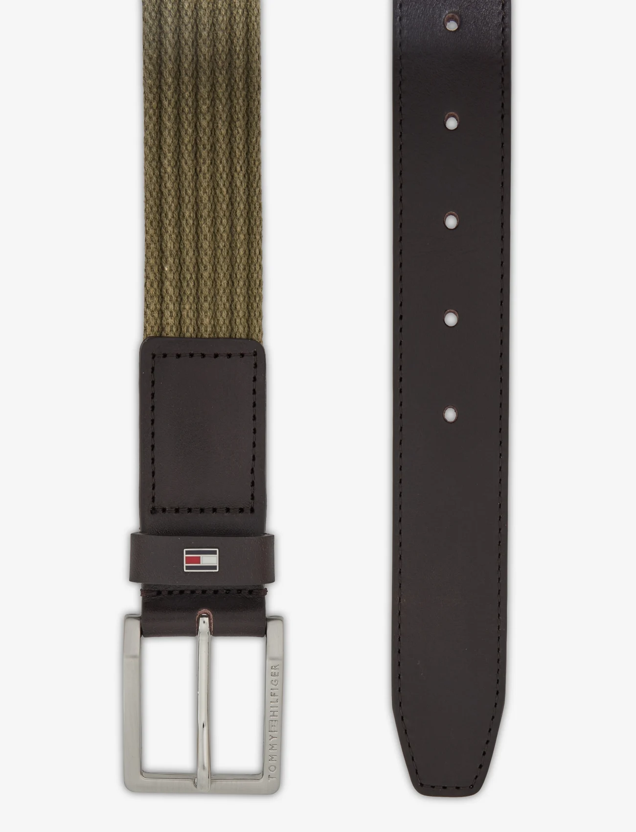 Tommy Hilfiger - OLIVER 3.5 SEASONAL WEBBING - braided belts - faded olive - 1