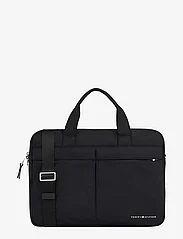 Tommy Hilfiger - TH SIGNATURE COMPUTER BAG - laptop bags - black - 0