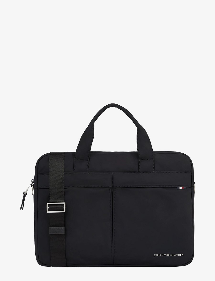 Tommy Hilfiger - TH SIGNATURE COMPUTER BAG - black - 1